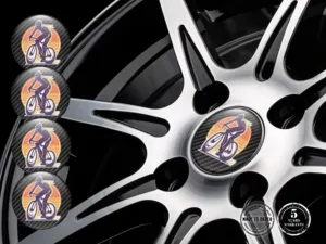 Sticker Dome Stil Luxus Felgen Sticker